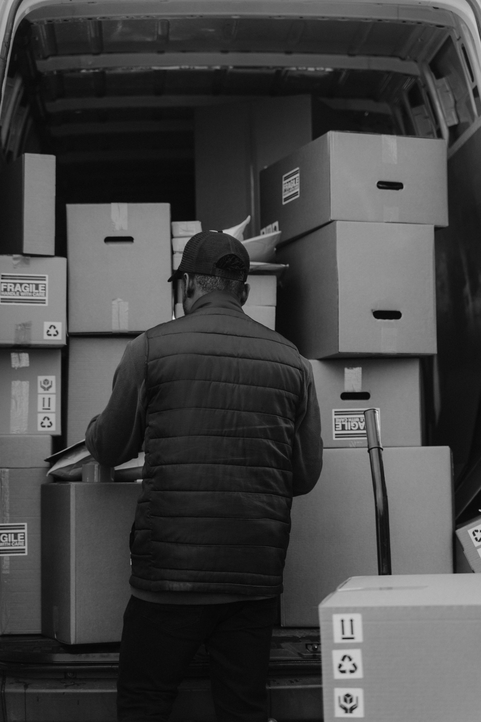 Suivi logistique professionnel pour une tournée de livraison